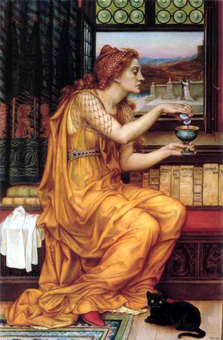 Evelyn De Morgan The Love Potion China oil painting art